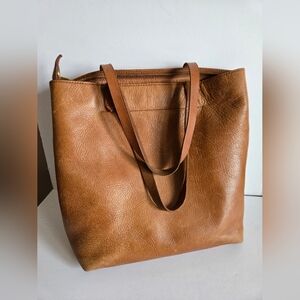 Madewell Tan Leather Tote